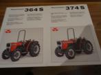 Massey ferguson 364S/374S/384S EN 364F/384 Folders, Verzenden, Nieuw, Folder