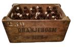 Oranjeboom krat jaren 30 met beugelflessen, Ophalen, Gebruikt, Flesje(s), Oranjeboom