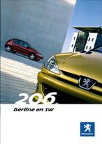 Brochure Peugeot 206 Berline en SW 2005, Boeken, Ophalen of Verzenden, Gelezen, Peugeot