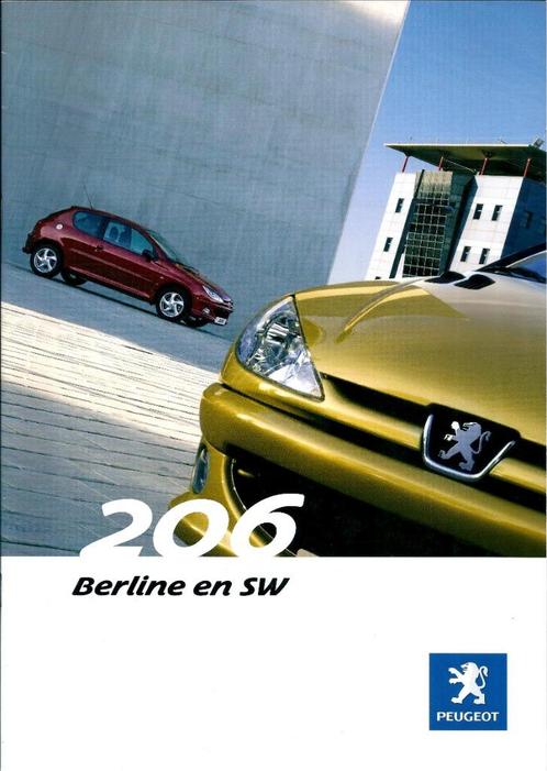 Brochure Peugeot 206 Berline en SW 2005, Boeken, Auto's | Folders en Tijdschriften, Gelezen, Peugeot, Ophalen of Verzenden