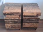 Nachtkastjes, Huis en Inrichting, Slaapkamer | Nachtkastjes, Ophalen, Nieuw, Hout, Minder dan 55 cm
