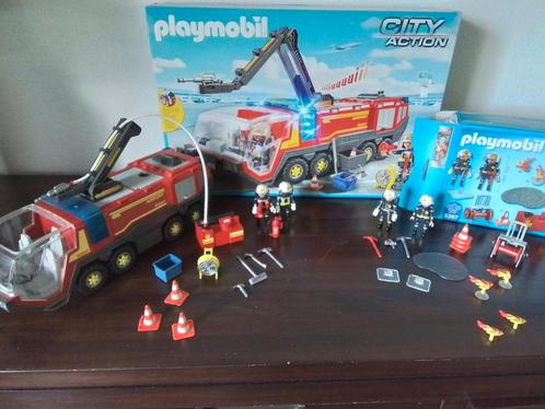 Playmobil City Action 5337 en 5397 - brandweerauto, Kinderen en Baby's, Speelgoed | Playmobil, Zo goed als nieuw, Complete set