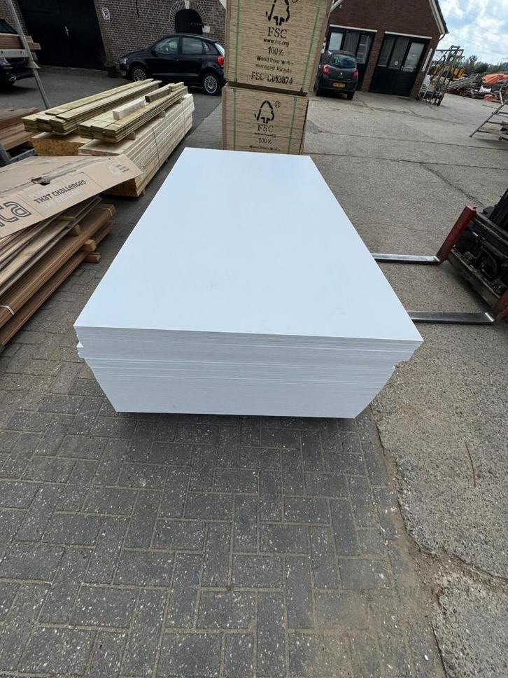 Multiplex populier wit gegrond 12 & 22mm, Tuin en Terras, Palen, Balken en Planken, Nieuw, Overige typen, 250 cm of meer, Ophalen