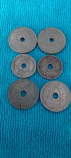 Collectie Belgische munten met gat, Postzegels en Munten, Munten | België, Ophalen of Verzenden, Metaal, Losse munt, Zilver