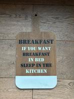 Tekstbord, Huis en Inrichting, Woonaccessoires | Tekstborden en Spreuken, Ophalen of Verzenden, Zo goed als nieuw