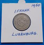 Luxemburg 1 Franc - 1960, Verzenden, Overige landen, Losse munt