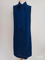 Blauwe jurk met strik - Maat 34, Ophalen of Verzenden, Zo goed als nieuw, Maat 34 (XS) of kleiner, Blauw
