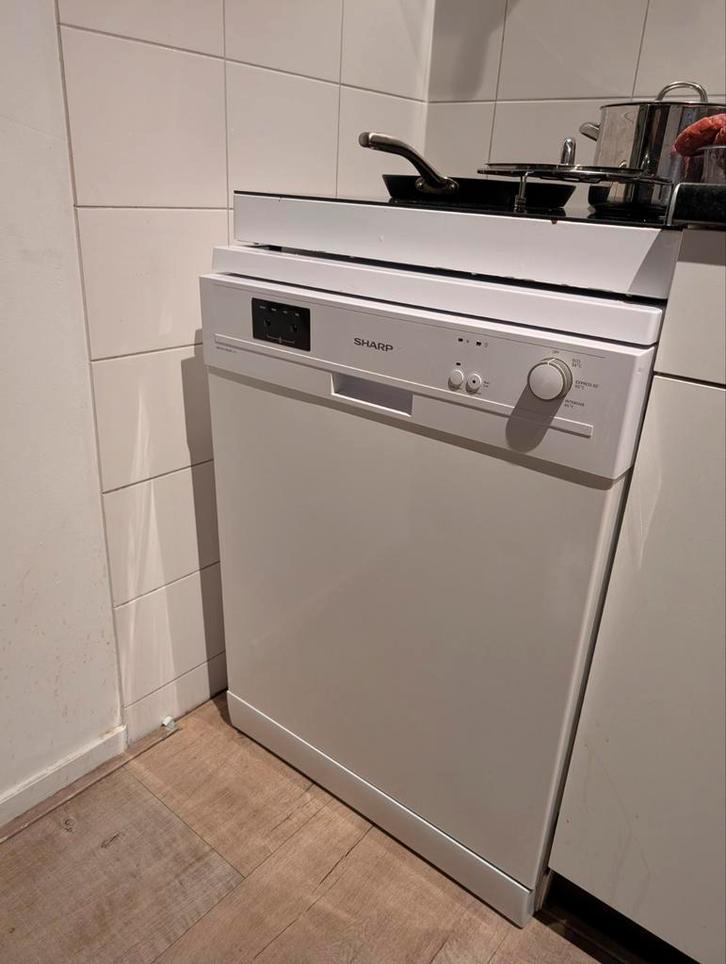 Sharp QW-GX11F491W Vaatwasser A++, Witgoed en Apparatuur, Vaatwasmachines, Gebruikt, 85 tot 90 cm, Ophalen of Verzenden