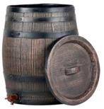 Kunststof Regenton 50 l, Bruin, 3/4" Tap, Ophalen, 150 liter of meer, Prins Mauritslaan 5, Nieuw