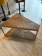 Bijzettafel hoek Riviera Maison, Huis en Inrichting, Tafels | Salontafels, Gebruikt, 100 tot 150 cm, Teakhout, 75 cm of meer