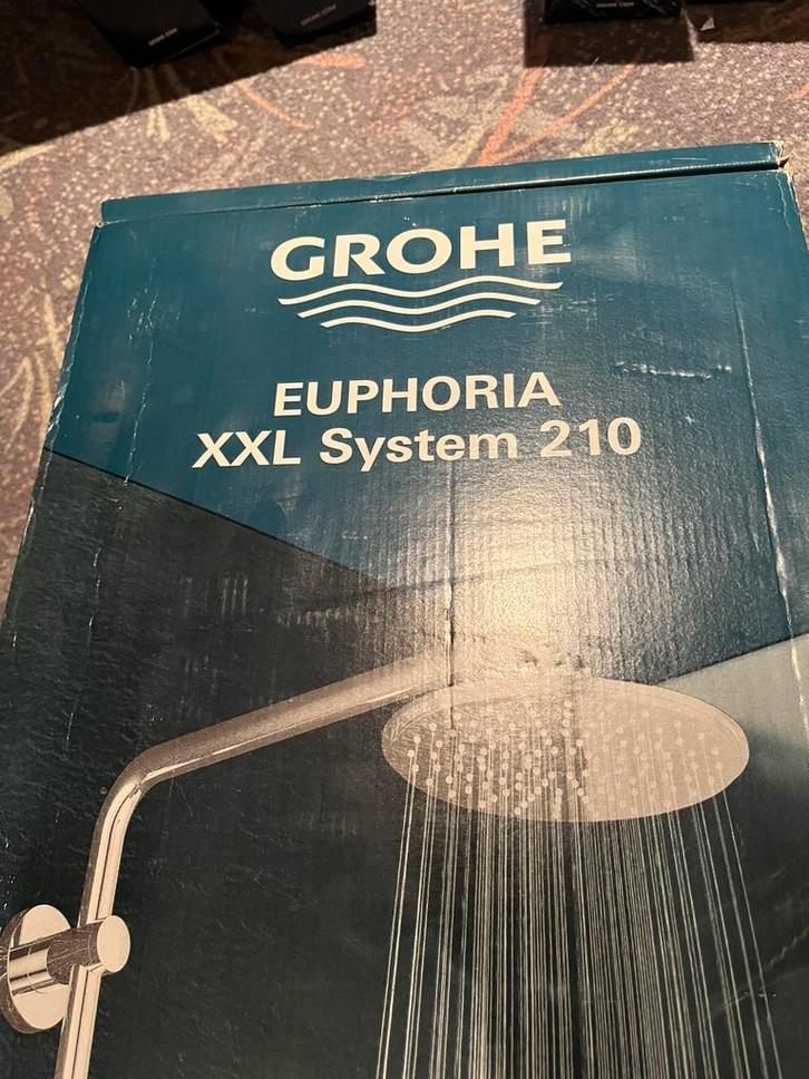 Grohe Euphoria - Regendouchesysteem  chroom 27964000 XXL 210, Doe-het-zelf en Verbouw, Sanitair, Nieuw, Douche, Chroom, Ophalen