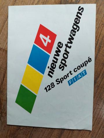 Fiat 128 Sport Coupé - Brochure 1972 beschikbaar voor biedingen