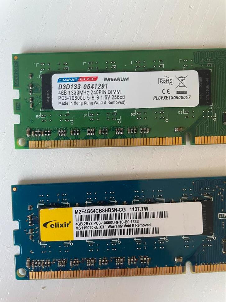 Diverse DDR Geheugen Modules - Getest & Werkend!, Computers en Software, RAM geheugen, Gebruikt, Desktop, 4 GB, DDR2, Ophalen of Verzenden