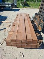 Partij 54 stuks hardhout vlonderplanken glad 275 cm bezorgen, Ophalen, Nieuw, Hout