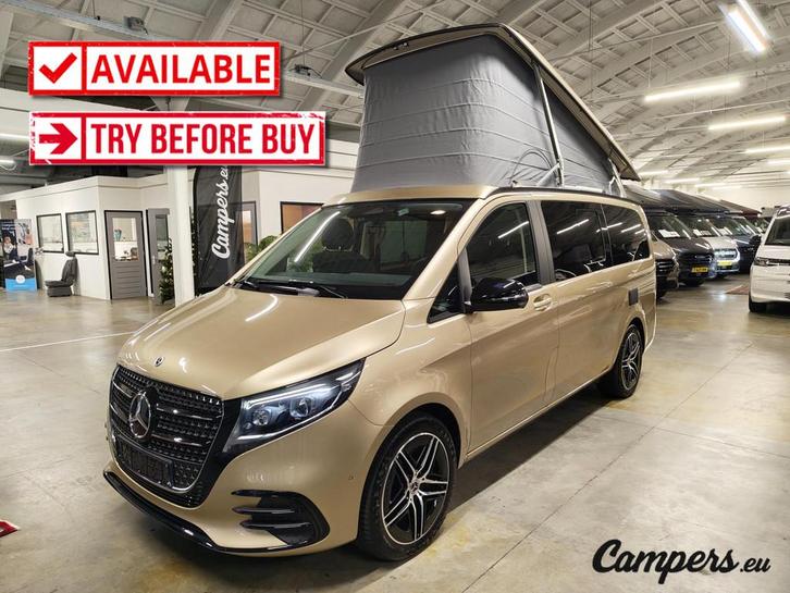 Mercedes-Benz Marco Polo V250 190PK AUTOMAAT AMG LINE, Caravans en Kamperen, Campers, Bedrijf, tot en met 4, Buscamper of Camperbus