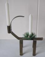 antieke Scandinavische kerst kaarsenstandaard - Gävlebok, Diversen, Kerst, Ophalen of Verzenden, Zo goed als nieuw