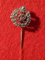 zilveren speldje pin royal engineers V1 ww2 wo2, Ophalen of Verzenden