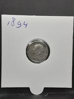10 cent 1894 Koningin Wilhelmina, Postzegels en Munten, Munten | Nederland, Zilver, Ophalen of Verzenden, 10 cent, Koningin Wilhelmina