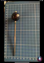 Vintage Hoedenpen met Decoratieve Bol, Ophalen of Verzenden, Gebruikt