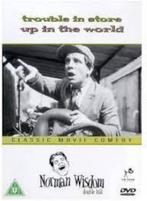 2X DVD NORMAN WISDOM TROUBLE IN STORE UP IN THE WORLD, 1960 tot 1980, Verzenden, Alle leeftijden, Zo goed als nieuw