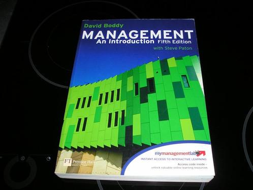 Management an introduction fifth Edition with Steve Paton, Boeken, Studieboeken en Cursussen, Zo goed als nieuw, HBO, Ophalen