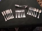 21 delen wellner  90  verzilverd bestek haags lofje, Antiek en Kunst, Antiek | Bestek, Ophalen of Verzenden