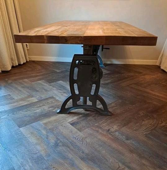 Eettafel / bartafel, Huis en Inrichting, Tafels | Eettafels, 100 tot 150 cm, 200 cm of meer, Rechthoekig, Ophalen of Verzenden