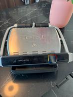 Tefal Optigrill Elite GC750D16 zwart/rvs, Ophalen of Verzenden, Uitneembare platen, Gebruikt