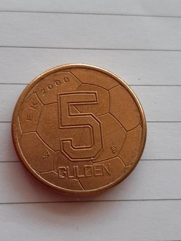 5 Gulden 2000 EK Nederland/België beschikbaar voor biedingen