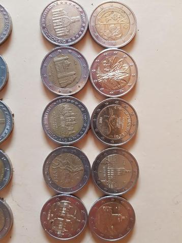 Zeldzame 2 euro Munten 2 Euromunten 2euro Europa 190 stuks beschikbaar voor biedingen