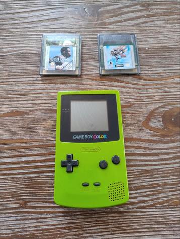Gameboy Color met twee spellen beschikbaar voor biedingen