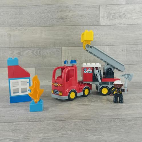 duplo brandweer brandweerwagen, Kinderen en Baby's, Speelgoed | Duplo en Lego, Zo goed als nieuw, Duplo, Ophalen of Verzenden