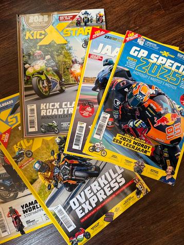 Kicxstart motor magazine - ca. 5 jaargangen beschikbaar voor biedingen