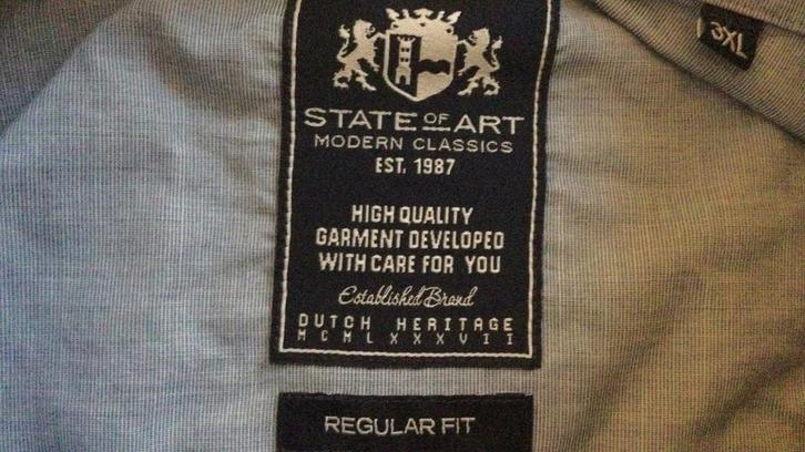 State of art overhemd maat 3xl, nieuwstaat, Kleding | Heren, Overhemden, Zo goed als nieuw, Overige halswijdtes, Overige kleuren