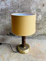 Jaren 80 manou / rotan tafellamp, Gebruikt, 50 tot 75 cm, Jaren 80, Onbekend