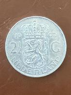 zilveren rijksdaalder 1960, Postzegels en Munten, Munten | Nederland, Koningin Juliana, Verzenden, Zilver, Losse munt