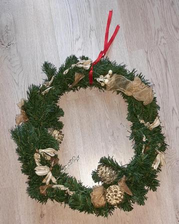 Kerstkrans met decoratie KERST KERSTMIS  beschikbaar voor biedingen