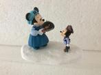 Disney scrooge - minnie mouse beeldje -kerstdorp, Ophalen, Mickey Mouse, Zo goed als nieuw, Beeldje of Figuurtje