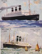 Scheepvaart, 2 X., Verzamelen, Verzenden, 1920 tot 1940, Ongelopen, Voertuig