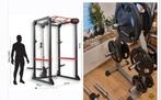 squat rack bankje olympische gewichten stangen en  rek, Ophalen, Zo goed als nieuw, Overige typen