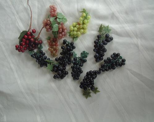 diverse druiventrosjes en bessentakjes, Antiek en Kunst, Curiosa en Brocante, Ophalen of Verzenden
