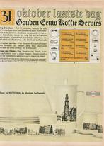 retro reclame 1966 Nutricia Nutroma Gouden Eeuw servies, Verzenden, Overige typen