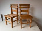 2x houten stoeltje, Ophalen of Verzenden, Gebruikt, Stoel(en)
