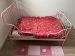 Ikea meegroeibed roze inclusief matras, dekbed etc, 70 tot 85 cm, Zo goed als nieuw, Minder dan 140 cm, Ophalen
