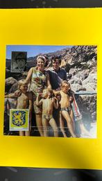 Koningshuis willem alexander en familie zilver zegel, Ophalen of Verzenden