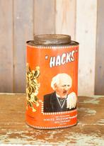 Oud Engels HACKS snoepblik - decoratief reclameblik, Verzamelen, Blikken, Ophalen of Verzenden, Gebruikt, Overige, Overige merken