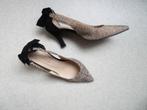LILIAN aparte schoenen pumps bruin zwart leer maat 37,5, Pumps, Lilian, Zwart, Ophalen of Verzenden