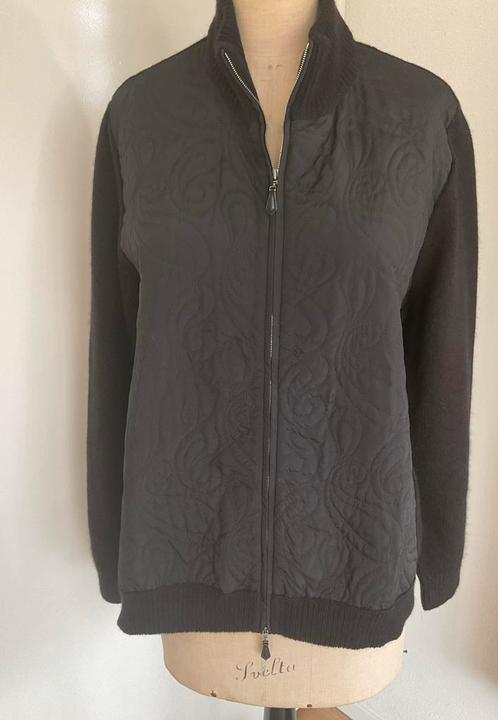 BASLER PRACHTIG VEST /JASJE (42), Kleding | Dames, Truien en Vesten, Zo goed als nieuw, Maat 42/44 (L), Zwart, Verzenden