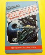 Metalen Wandbord STAR WARS ROTJ ATARI 5200, Verzenden, Nieuw, Overige typen