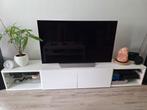 Tv meubel wit, Ophalen, 100 tot 150 cm, Zo goed als nieuw, Minder dan 100 cm